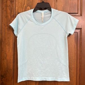 Lululemon Size 8 light Blue - women's workout top - worn only twice